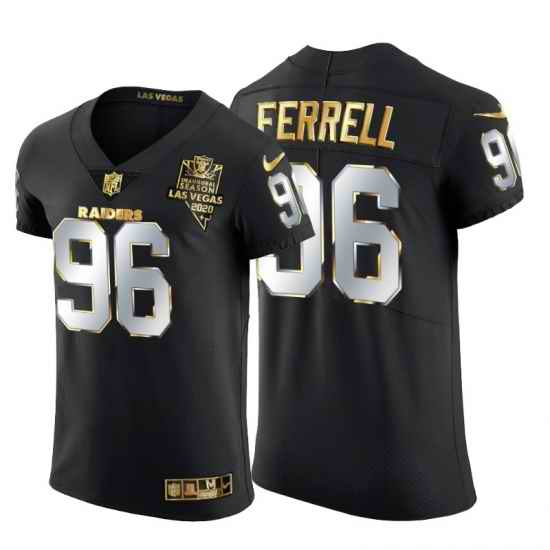 Las Vegas Raiders 96 Clelin Ferrell Men Nike Black Edition Vapor Untouchable Elite NFL Jersey